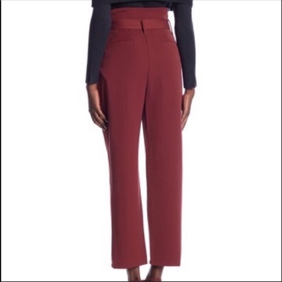 NWT Romeo & Juliet Ruffle Waist Paper Bag Pants - Picture 3 of 7